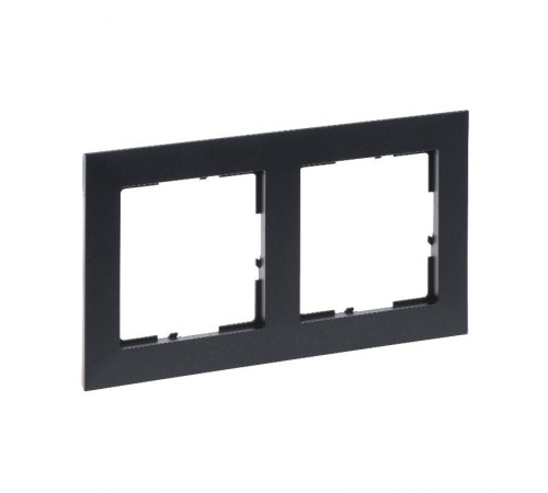 SUNO Рамка декоративная универсальная 2-постовая Цвет "Темно-серый"  721552  Legrand