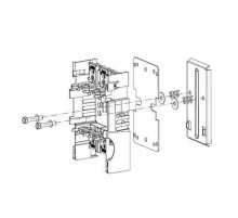 XLP00 пруж. защелка для установки на сдвоенной DIN рейке  1SEP407897R0001  ABB