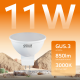 Лампа светодиодная Elementary MR16 11W 850lm 3000K GU5.3 LED 1/10/100  13511  Gauss