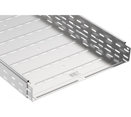 ESCA Лоток перфорированный 80х500х3000 RAL 9016  CLPK10-080-500-3  IEK