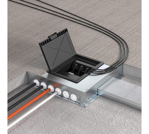 Крышка опалубки для лючка 12 мод., металлическая  88212  DKC