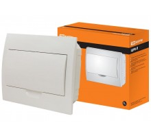Бокс пластиковый встраиваемый ЩРВ-П-6 модулей (б) IP40  SQ0904-0002  TDM