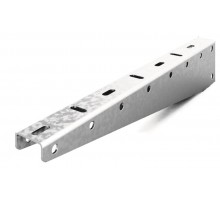 (Снято с производства) Консоль подвеса для средних нагрузок, база 400, толщ. 3,0 мм, Сендзимир цинк  КПНСН-400-3,0-СЦ  OSTEC