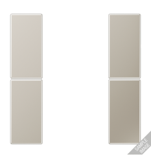 комплект накладок 2гр хром  GCR2502TSA  Jung