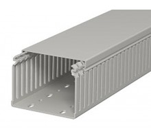 Распределительный кабельный канал LKV 75x100x2000 мм (ПВХ,серый) (LKV 75100)  6178328  OBO Bettermann