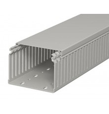 Распределительный кабельный канал LKV 75x100x2000 мм (ПВХ,серый) (LKV 75100)  6178328  OBO Bettermann