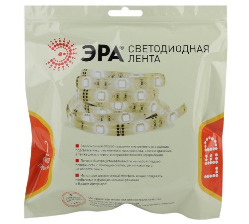 Лента светодиодная LS2835-28,8-280-24-33-3000К-quadruple-2,5m  Б0043106  ЭРА