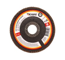 Круг лепестковый торцевой, P80, 115х22,2мм  KR-90-0007  Kranz