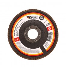 Круг лепестковый торцевой, P80, 115х22,2мм  KR-90-0007  Kranz