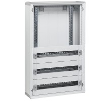 Распределительный шкаф с пластиковым корпусом XL3 160 - для мод. оборудования с дополнительным пространством - 3 рейки  020095  Legrand