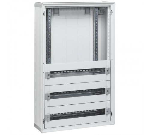 Распределительный шкаф с пластиковым корпусом XL3 160 - для мод. оборудования с дополнительным пространством - 3 рейки  020095  Legrand