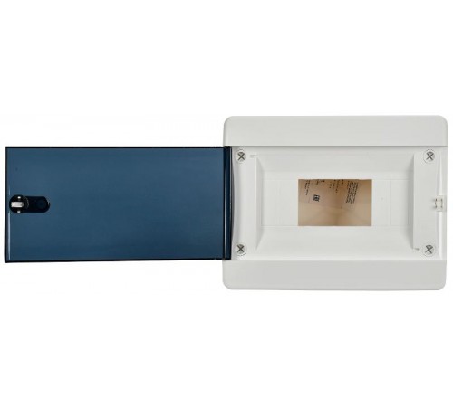 Корпус пластиковый навесной на 8 модулей ЩРН-П-8 IP41 черная прозрачная дверь UNION Compact  UIC-KP12-N-08-41-K01  IEK