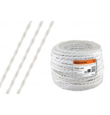 Ретро провод "Эко" 2х2,5 витой ГОСТ белый (50м)  SQ2801-0102  TDM