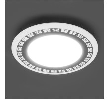 Светильник светодиодный встраиваемый декоративный AL2440, 16W, 1280 Lm, 4000К и подсветка 4000К, белый  29599  FERON