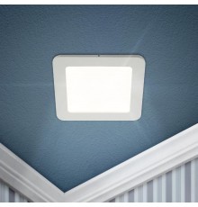 Светильник светодиодный встраиваемый downlight LED 2 9Вт 4000К белый квадрат  Б0017490  ЭРА