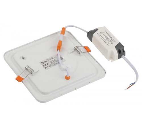 Светильник светодиодный встраиваемый downlight LED 2 9Вт 4000К белый квадрат  Б0017490  ЭРА