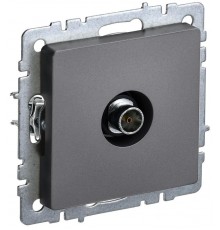 BRITE Розетка TV оконечная РТВ11-0-БрС сталь   BR-A10-O-K46  IEK