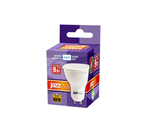 Лампа светодиодная PLED- SP GU10 9w 4000K-E  .5019423  Jazzway