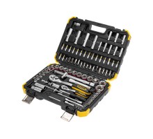 Набор инструментов, 1/2, 1/4, CrV, пластиковый кейс, 94 предмета  KR-66-6694  Kranz