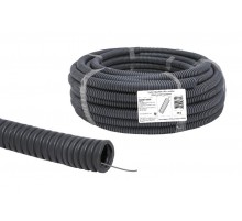 Труба гибкая гофрированная ПВХ 40мм с протяжкой лёгкая народная (25м)  SQ0401-0305  TDM