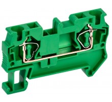 Клемма пружинная КПИ 2в-4 41А зеленая   YZN11-004-K06  IEK 