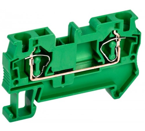 Клемма пружинная КПИ 2в-4 41А зеленая   YZN11-004-K06  IEK 