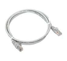 Патч-корд TERACOM PRO Cat.5E неэкранированный UTP оболочка PVC серый (1,0м)  TRP-5EUTP-PVC-1M-GY  EKF