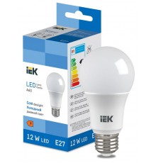 Лампа светодиодная Bulb A60 1140lm 6500K E27  LL-I-A60-12-230-65-E27  IEK