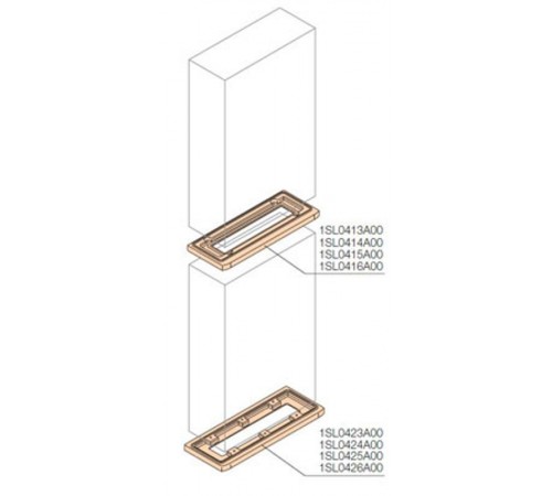 Комплект для соединения по верт шкафов GEMINI (Размер2-3)  1SL0413A00  ABB