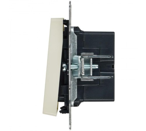 BRITE Кнопка звонка с инд. отел. 10А ВС10-1-9-БрКр беж.  BR-V14-2-10-K10  IEK