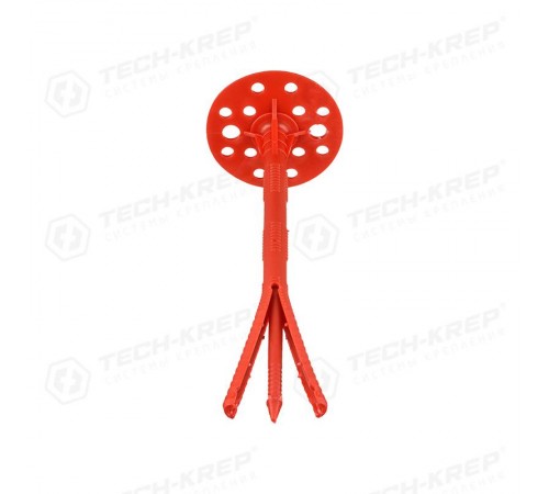 Дюбель для теплоизоляции с пласт. гвоздём 10х180 (50 шт) - пакет ( 0,81 кг)  101713  Tech-KREP