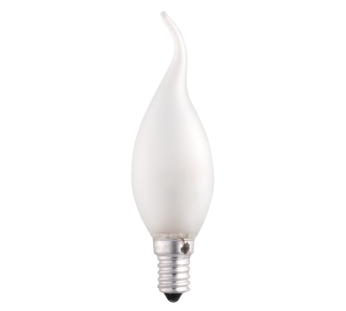 Лампа накаливания ЛОН 60Вт E14 220В CT35 frosted свеча на ветру  3321482  Jazzway
