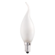 Лампа накаливания ЛОН 60Вт E14 220В CT35 frosted свеча на ветру  3321482  Jazzway