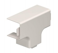 Крышка T-образной секции кабельного канала WDK 25x25 мм (ПВХ,кремовый) (WDK HT25025CW)  6161944  OBO Bettermann