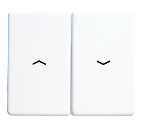 Клавиша для выключателя управления жалюзи; белые  SL595PWW  Jung