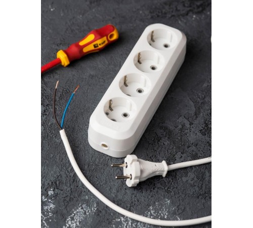 Колодка 4 гн. 16А 3,5кВт с/з Эксперт EKF PROxima  AKB16-4  EKF