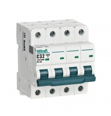 Выключатель автоматический четырехполюсный ВА-105 32А C 10кА  13192DEK  DEKraft