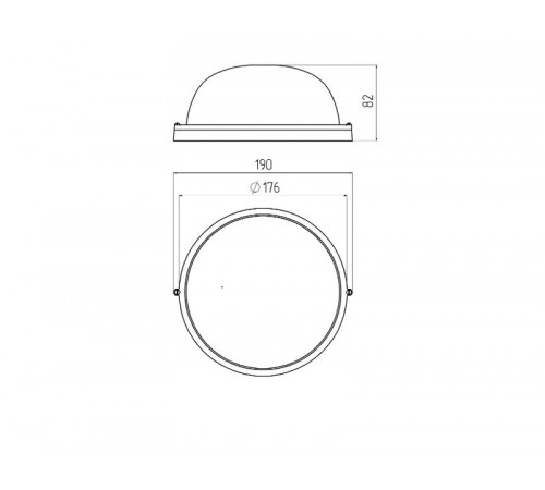 Светильник пылевлагозащищенный под лампу для ЖКХ НБП 03-60-001 без лампы, в инд. упаковке 60Вт, Е27, 220В, IP54, У3  Б0048419  ЭРА