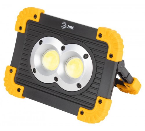 Фонарь светодиодный прожекторный аккумуляторный PA-803 на батарейках 10Вт COB + 3Вт LED, 4 режима  Б0054037  ЭРА