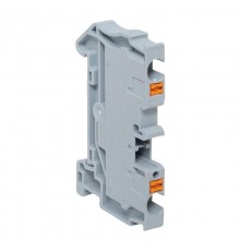 Клеммная колодка пружинная 4 Push-in серая PIT-4  EKF