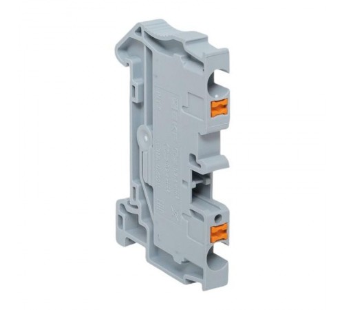 Клеммная колодка пружинная 4 Push-in серая PIT-4  EKF