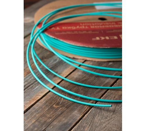 Термоусаживаемая трубка ТУТ нг 2/1 зелёная EKF PROxima  tut-2-j  EKF