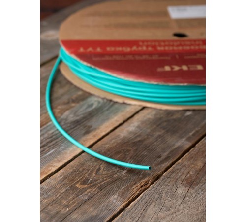 Термоусаживаемая трубка ТУТ нг 2/1 зелёная EKF PROxima  tut-2-j  EKF