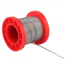 Припой PL-PR05 для пайки ПОС 61 проволока 1,0 мм катушка 100 грамм  Б0052563  ЭРА