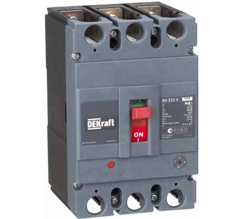 Силовой авт. выкл. 3P 125А c Ir=100А-125А 50кА ВА-333 af  21135DEK  DEKraft