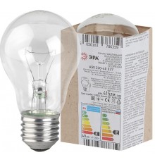 Лампа накаливания ЛОН A50 40-230-Е27  (груша) 40Вт 230В Е27 в гофре  Б0039117  ЭРА