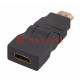Переходник штекер HDMI - гнездо HDMI, поворотный  17-6813  REXANT