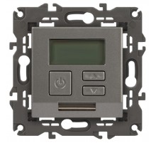 Терморегулятор Elegance 14-4111-16 универс.230В-Imax16А, титан  Б0065790  ЭРА
