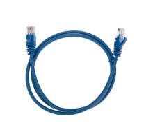 Патч-корд U/UTP, CAT 5e, RJ45-RJ45, 26AWG, LSZH, синий, 1м REXANT  02-0104-1  REXANT