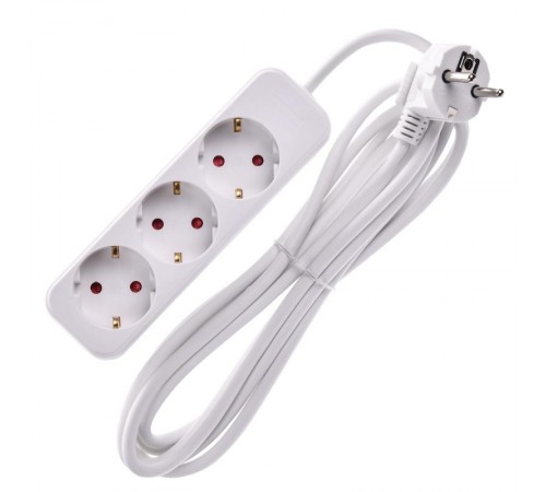 UMA Удлинитель У03 3 места 2P+PE 3м 3х1мм2 10А белый   UM-YP10-10-03-03-Z-K01  IEK